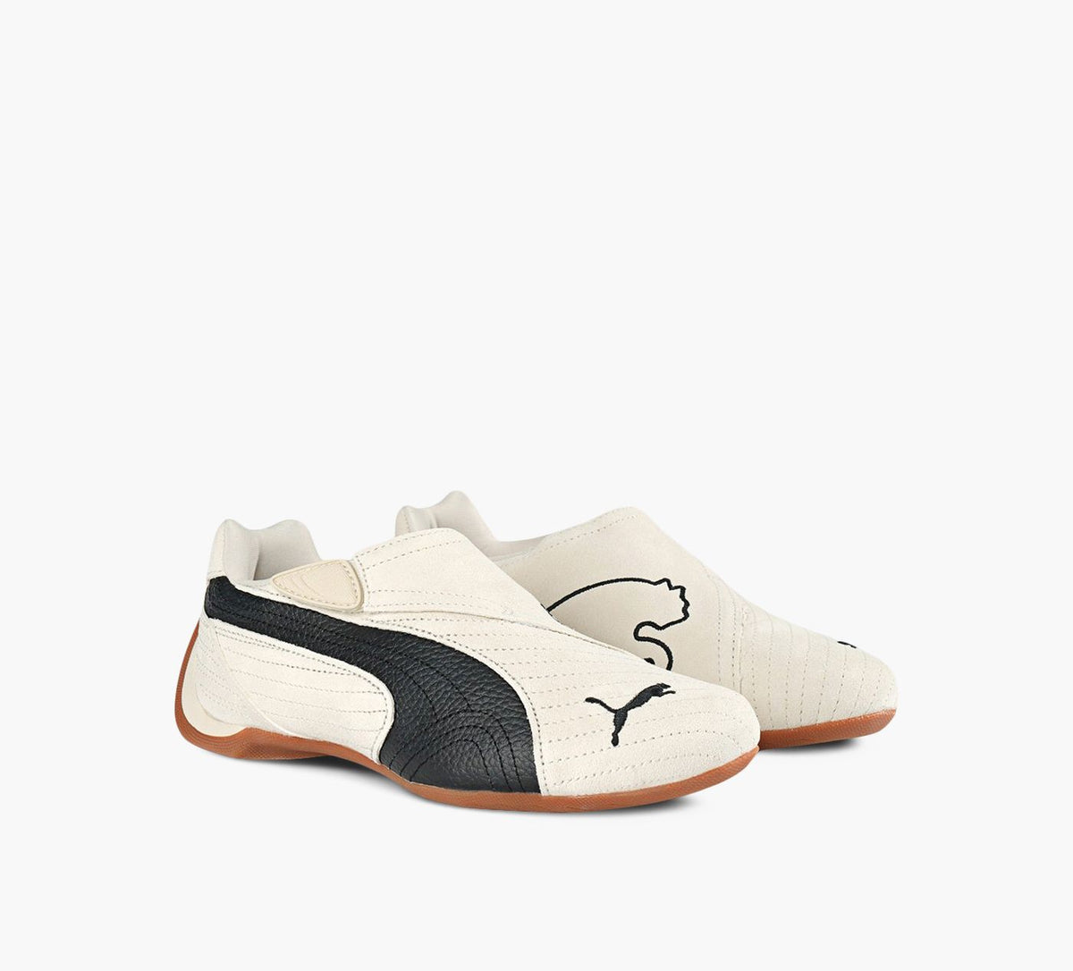 PUMA BASKETSLIPCAT en BLANC vue 2