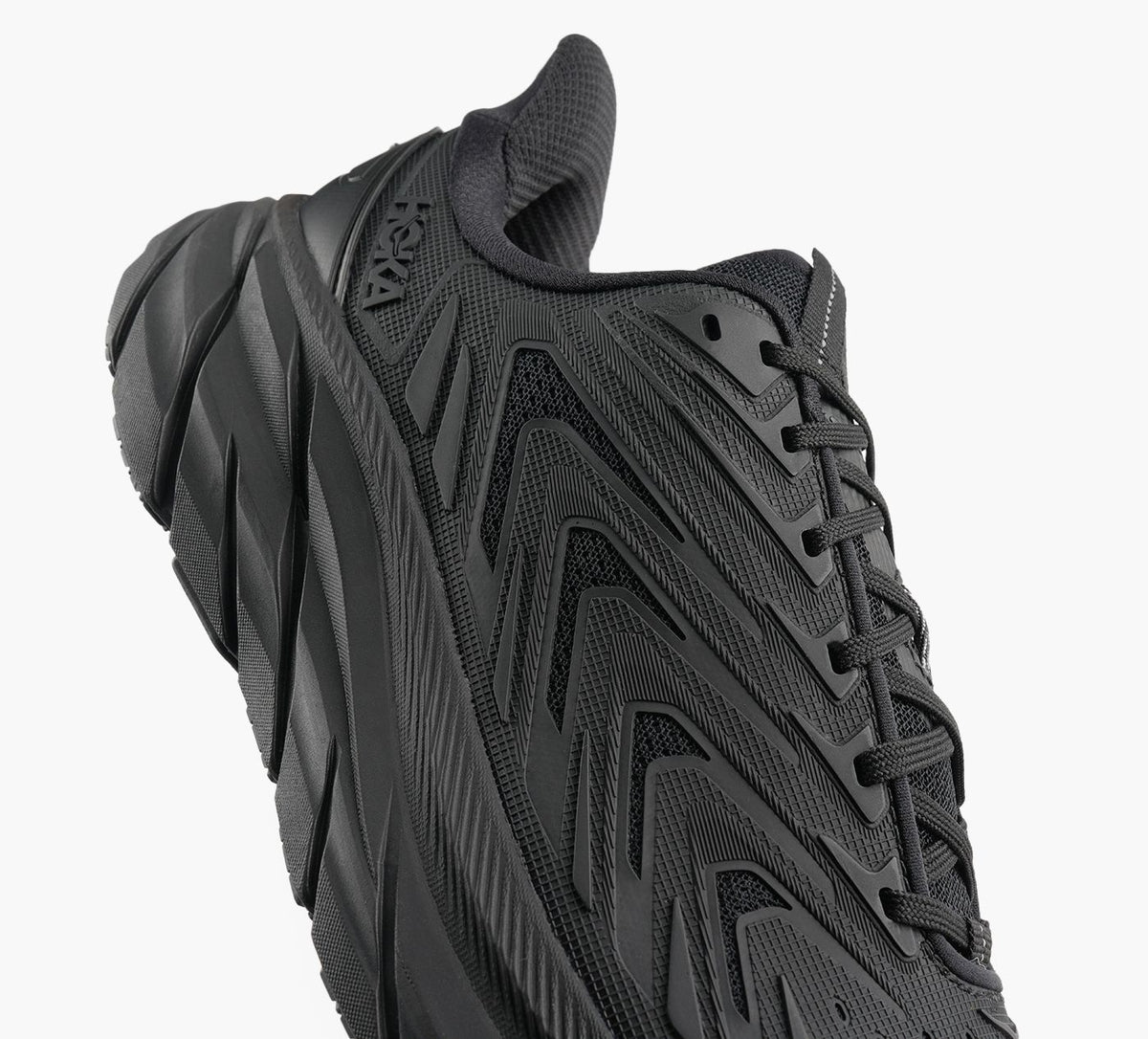 HOKA CLIFTONUTL in BLACK view 1b