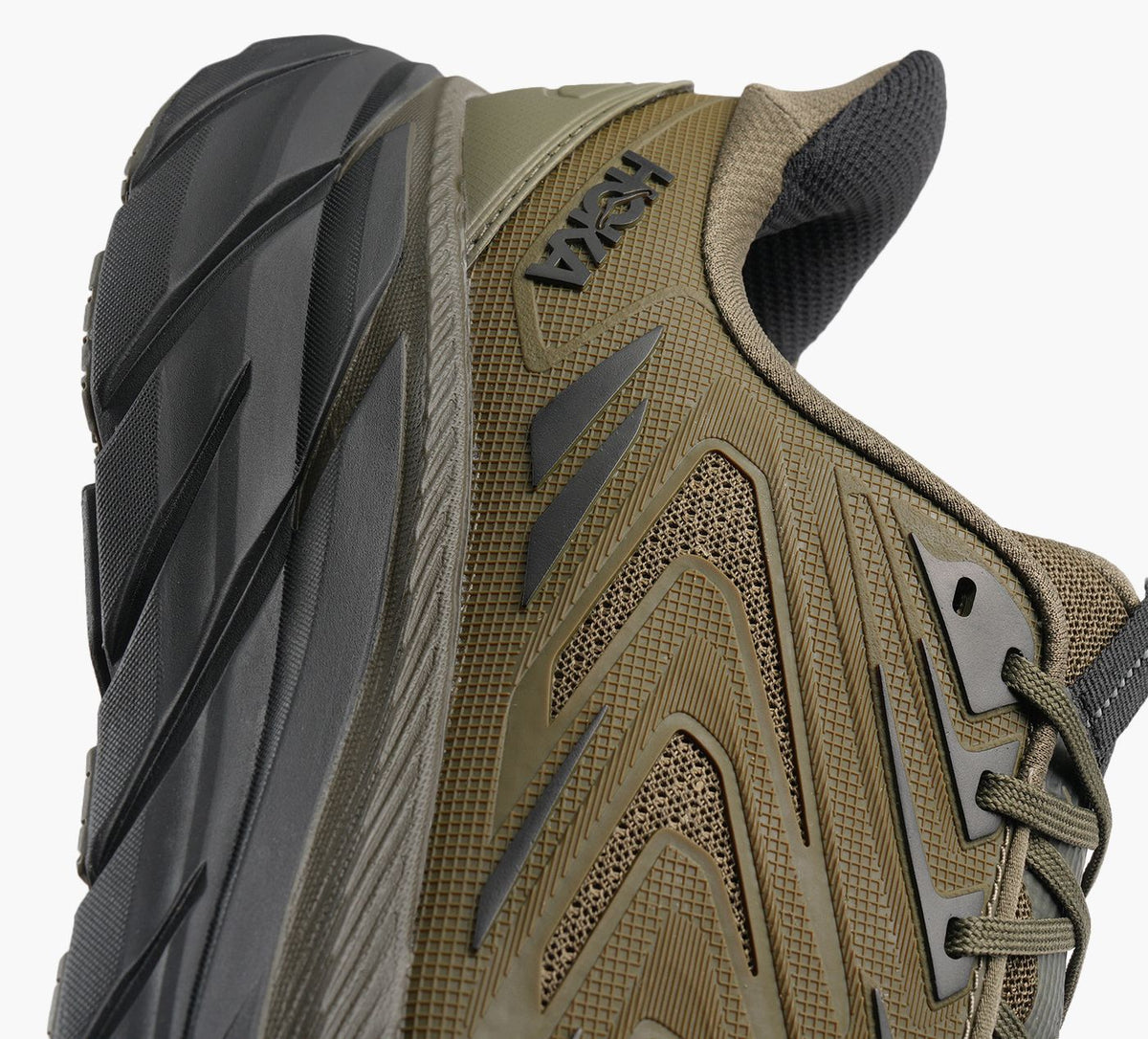 HOKA CLIFTONUTL in KHAKI view 1b