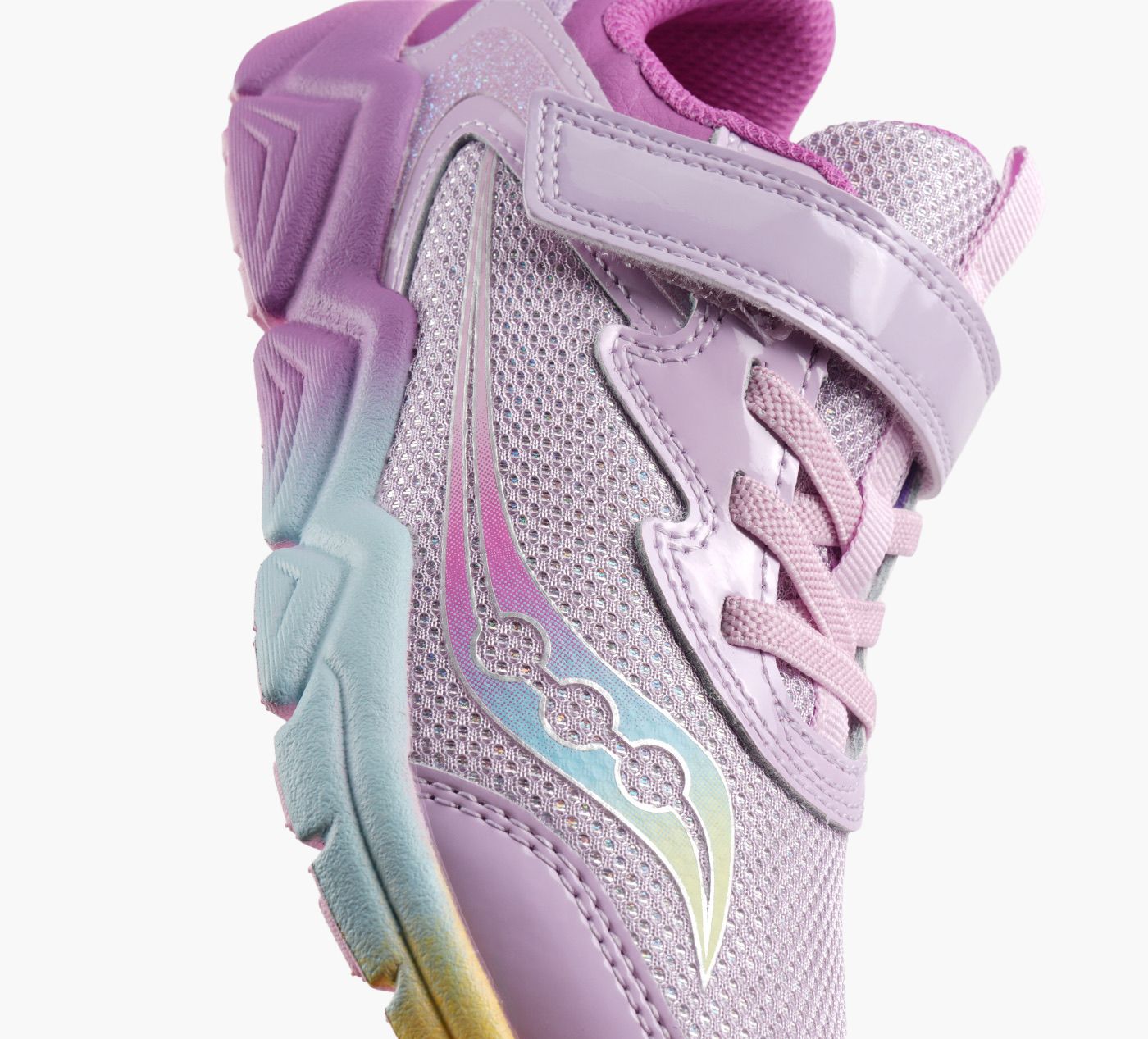 SAUCONY BASKETFLASHLE en VIOLET vue 1b