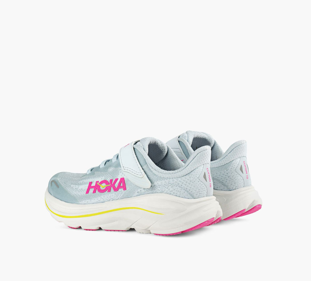 HOKA CLIFTON10 en BLEU vue 3