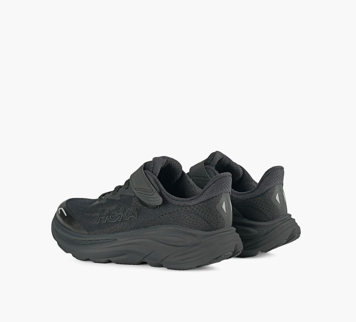 HOKA CLIFTON10 en NOIR vue 3