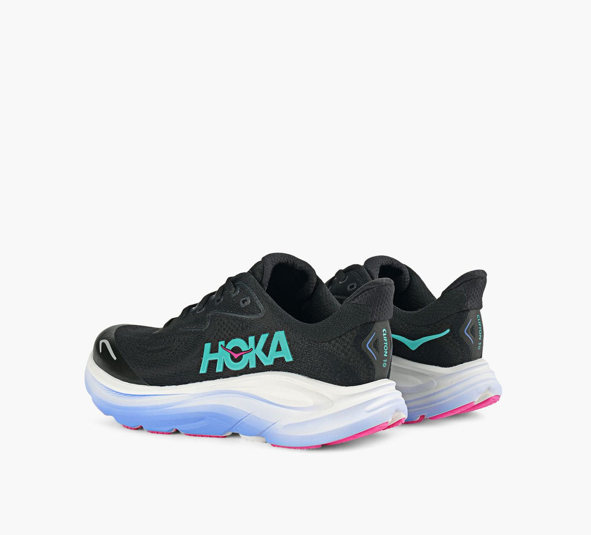 HOKA CLIFTON10 in BLACK view 3