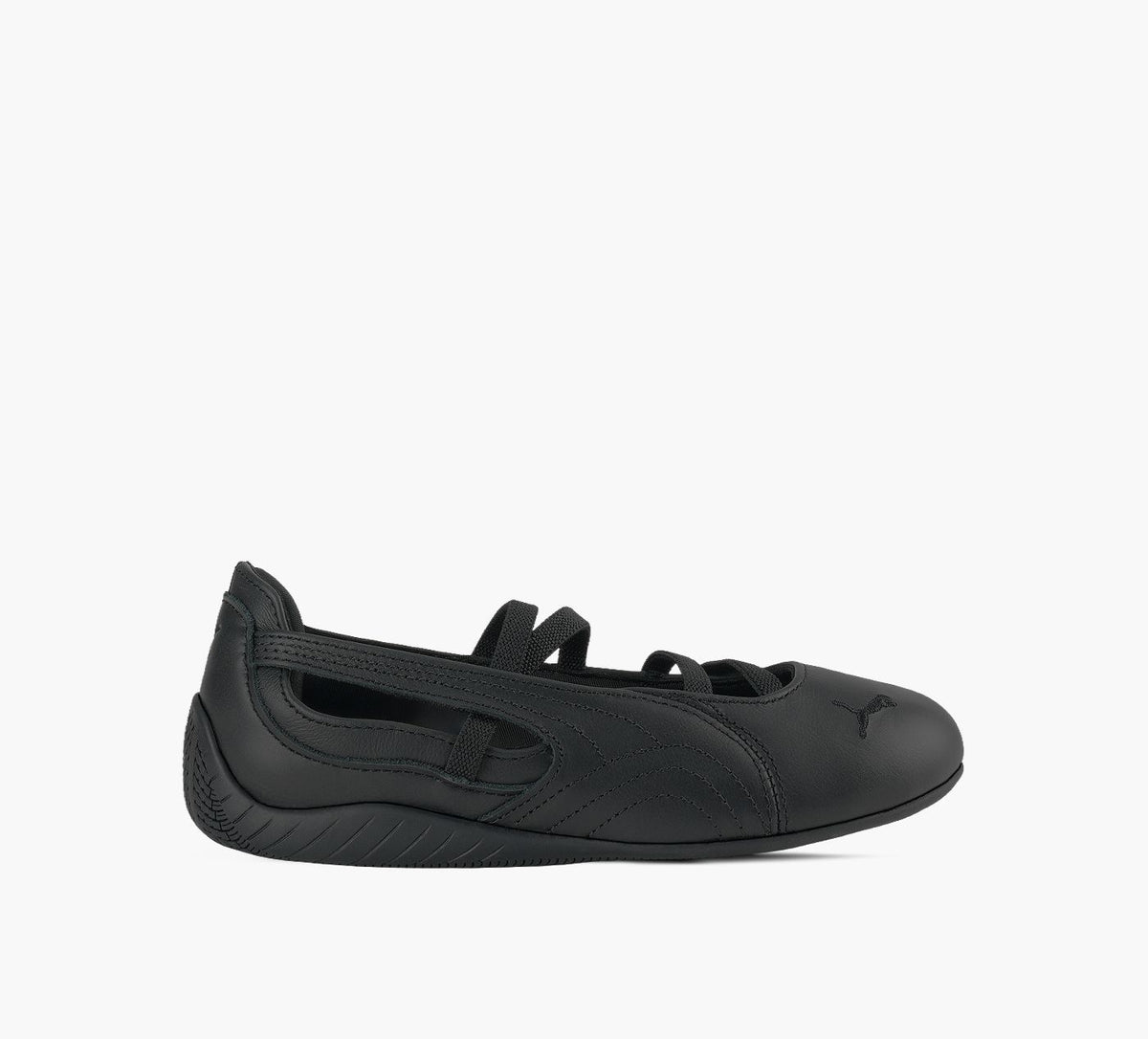 PUMA BALLERINESPEEDCATCUIR en NOIR