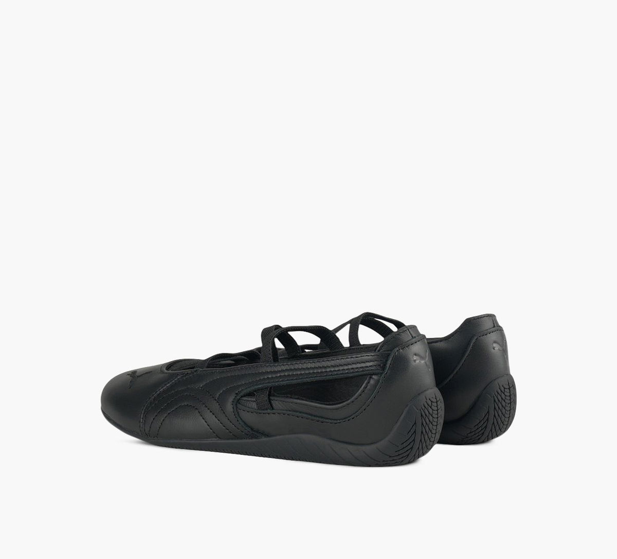 PUMA SPEEDCATBALLETLEATHER in BLACK view 3