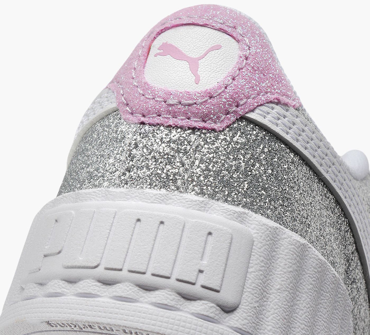PUMA BASKETCARINA30GLITZ en ARGENT vue 1b