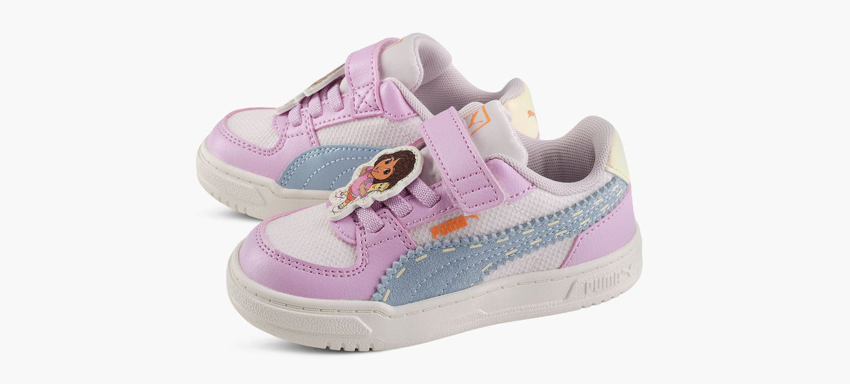 PUMA PUMAxDORALEXPLORATRICEBASKETCAVENIII en ROSE PALE vue 4