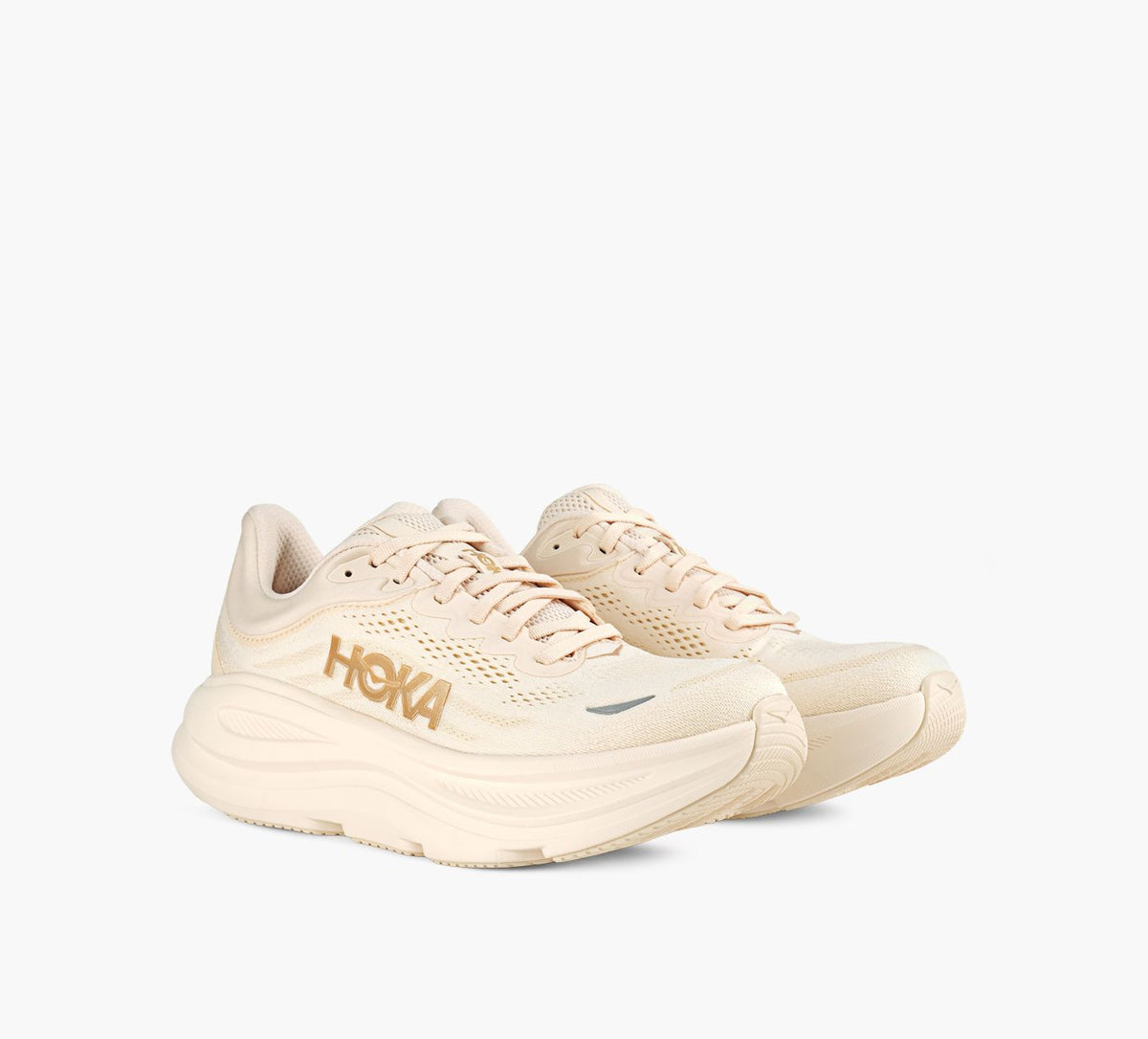 HOKA BONDI9WIDEWIDTH in BEIGE view 2