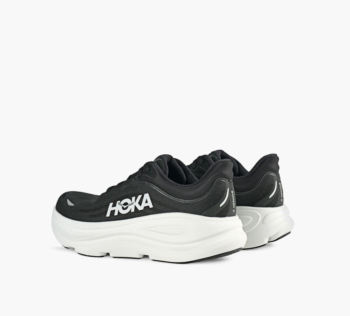 HOKA BONDI9WIDEWIDTH in BLACK view 3
