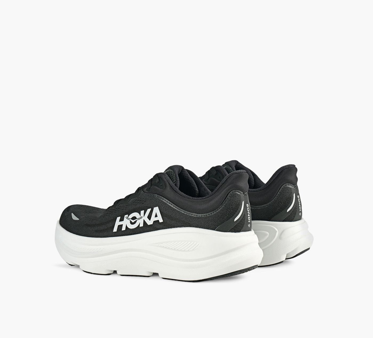 HOKA BONDI9WIDEWIDTH in BLACK view 3