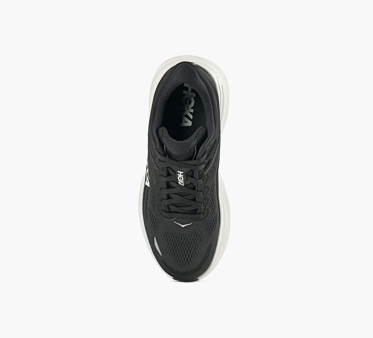 HOKA BONDI9WIDEWIDTH in BLACK view 1c