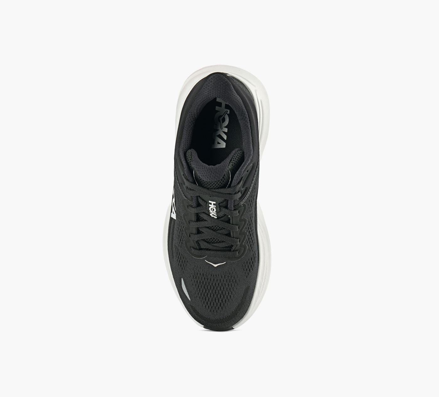 HOKA BONDI9WIDEWIDTH in BLACK view 1c