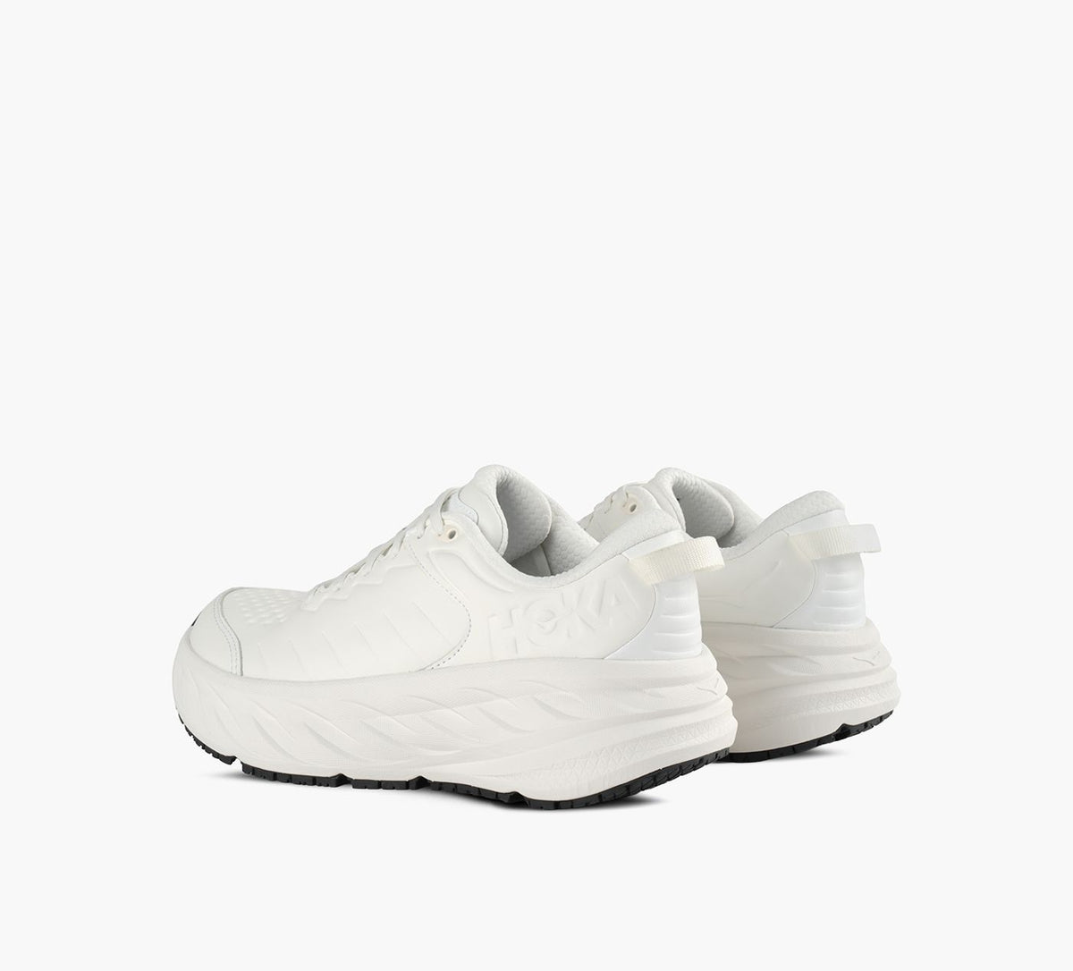 HOKA BONDISR in WHITE view 3