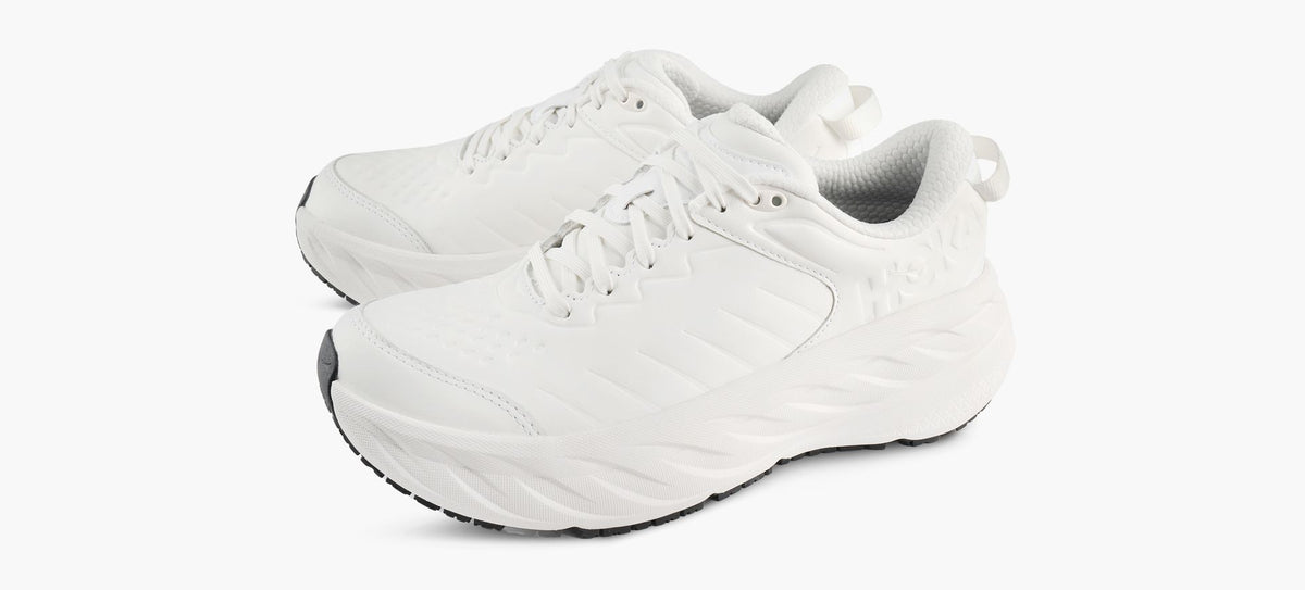 HOKA BONDISR in WHITE view 4