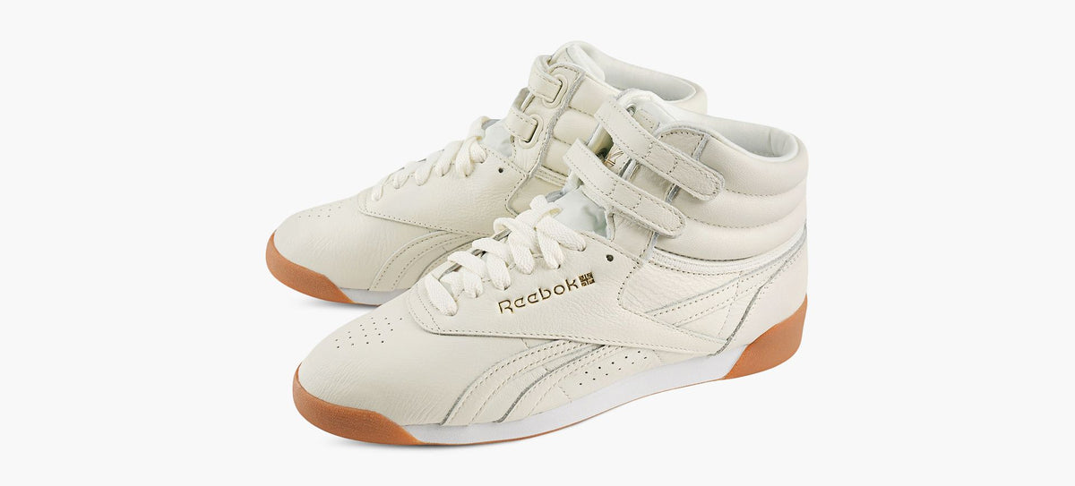 REEBOK FREESTYLEHI in BEIGE view 4