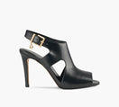 MICHAEL KORS HARPERHEELEDSANDAL in BLACK