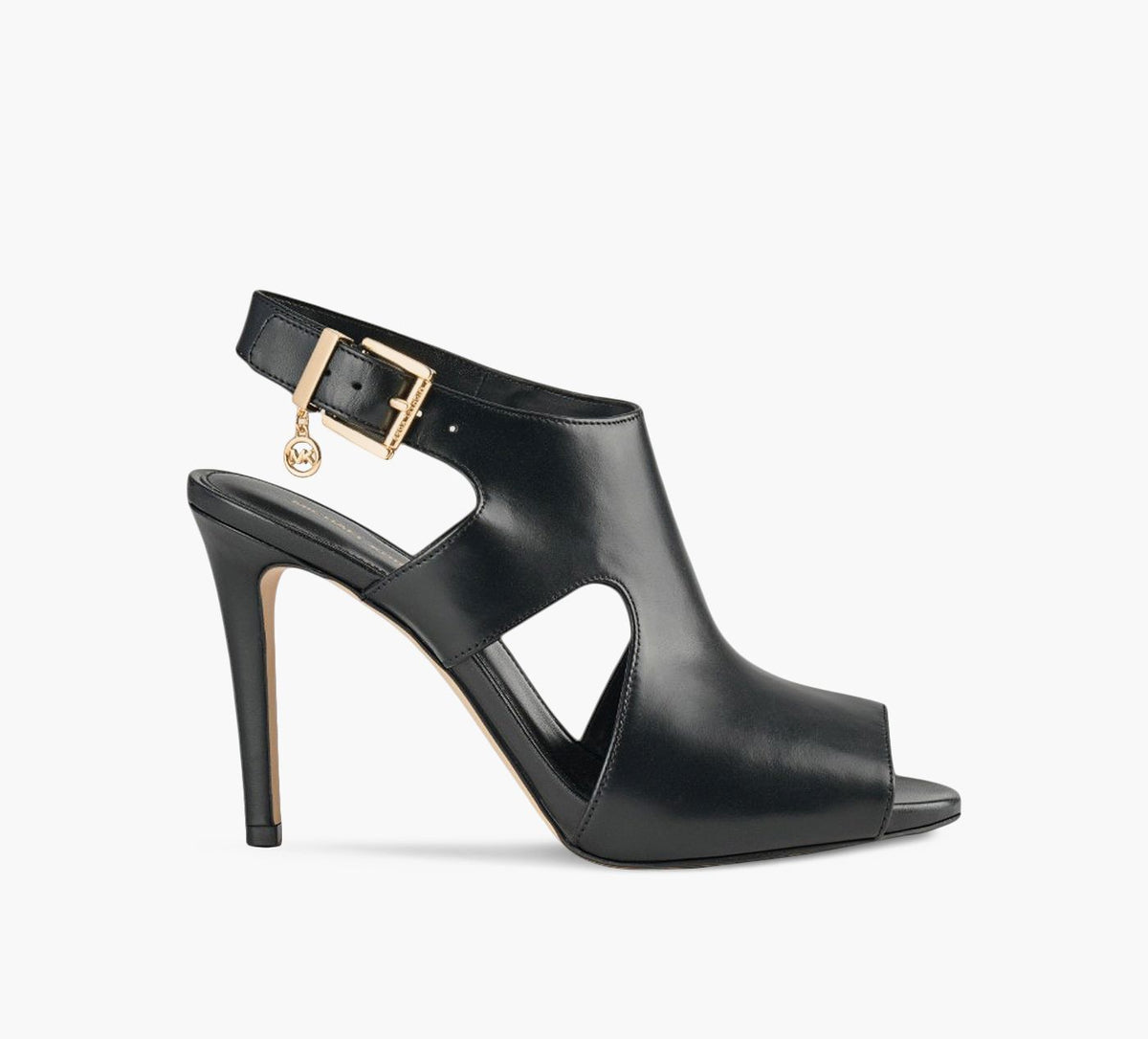 MICHAEL KORS HARPERHEELEDSANDAL in BLACK