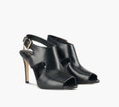 MICHAEL KORS HARPERHEELEDSANDAL in BLACK view 2