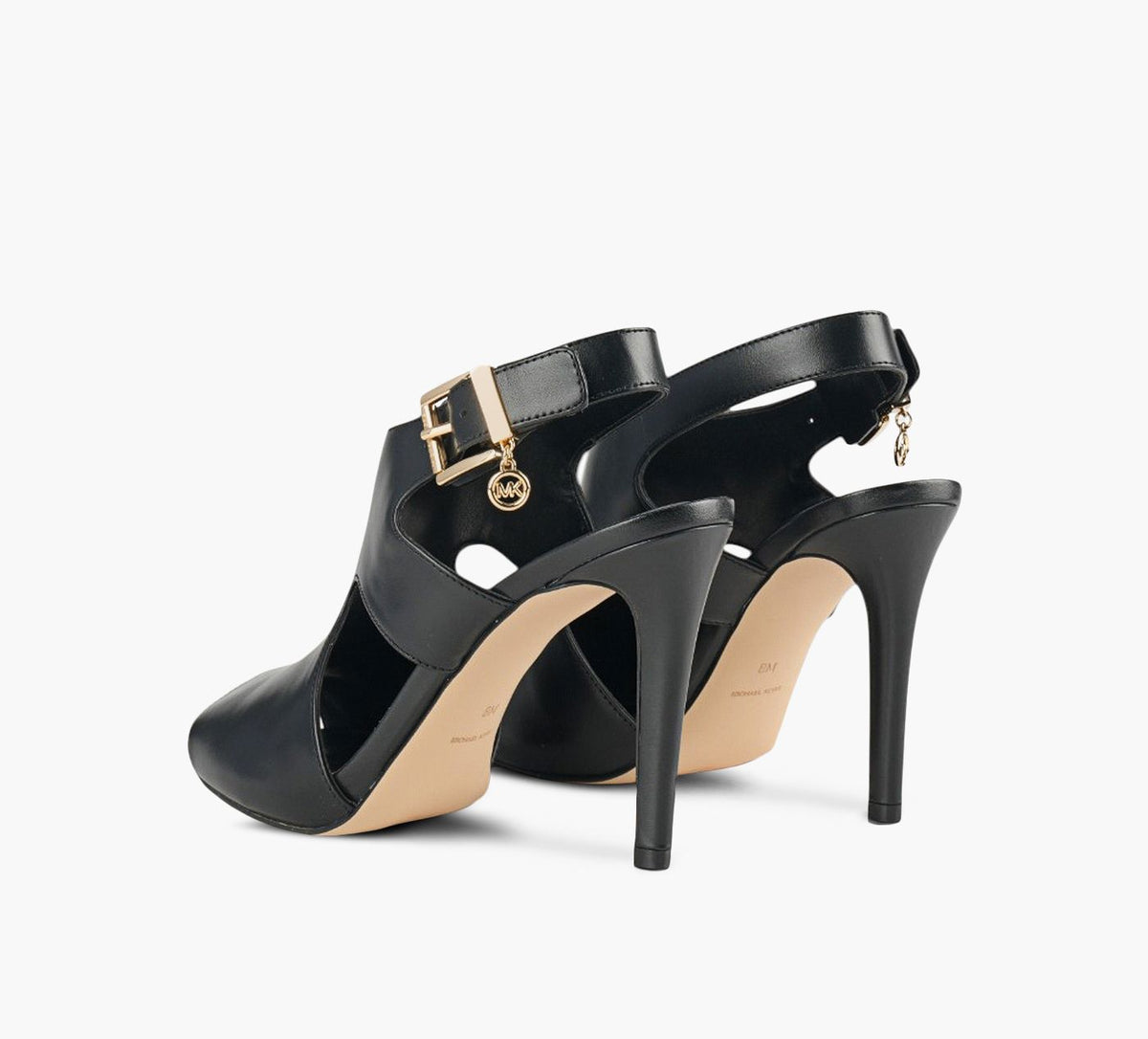 MICHAEL KORS HARPERHEELEDSANDAL in BLACK view 3