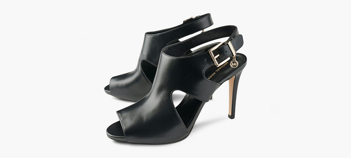 MICHAEL KORS HARPERHEELEDSANDAL in BLACK view 4