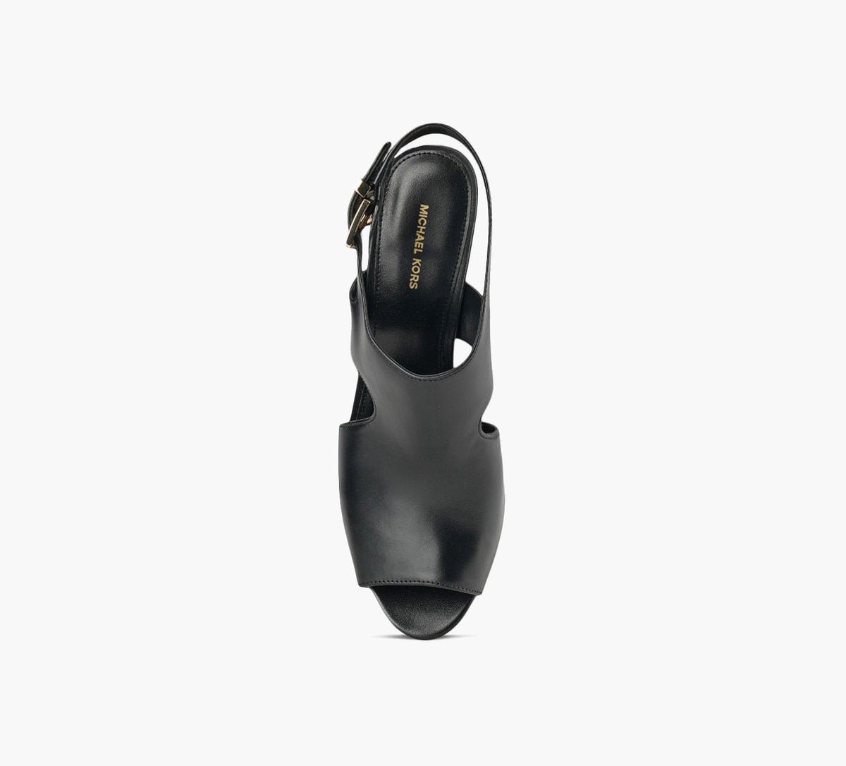 MICHAEL KORS HARPERHEELEDSANDAL in BLACK view 1c