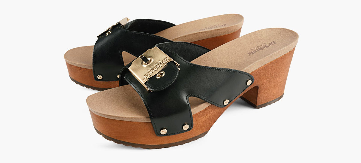 DR. SCHOLL'S SANDALEORIGINALMAXTOO en NOIR vue 4