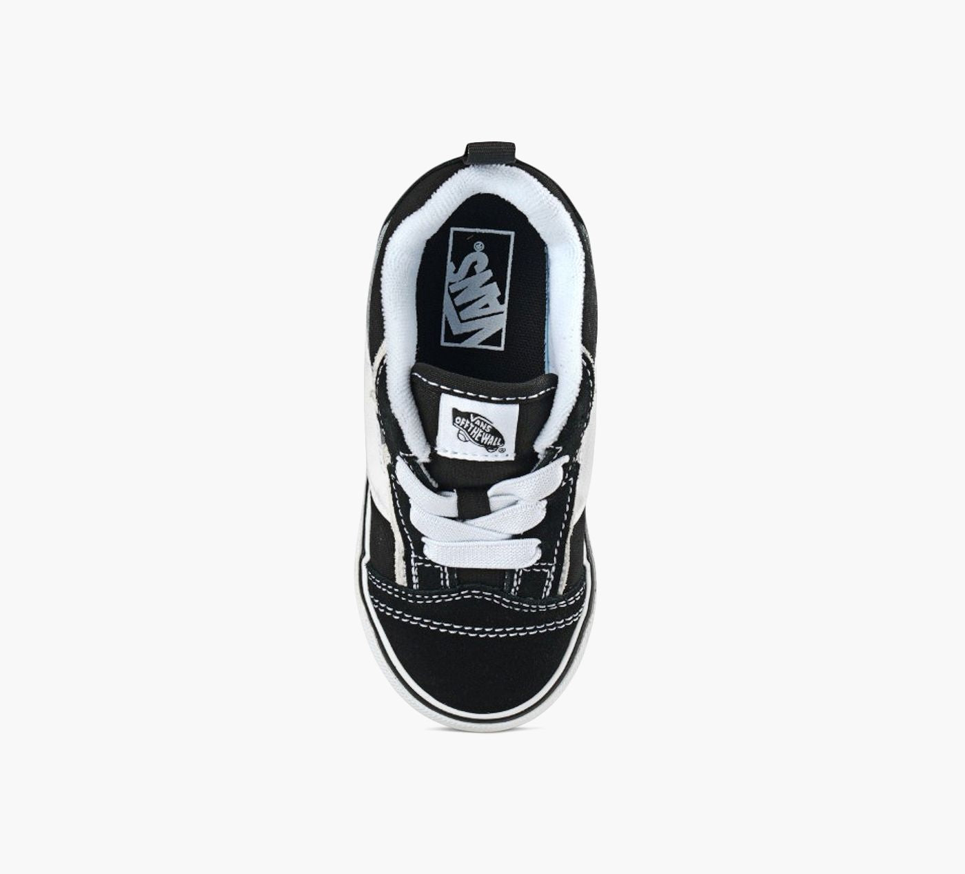 VANS BASKETKNUSKOOLBOLTLACETSLASTIQUES en NOIR vue 1c