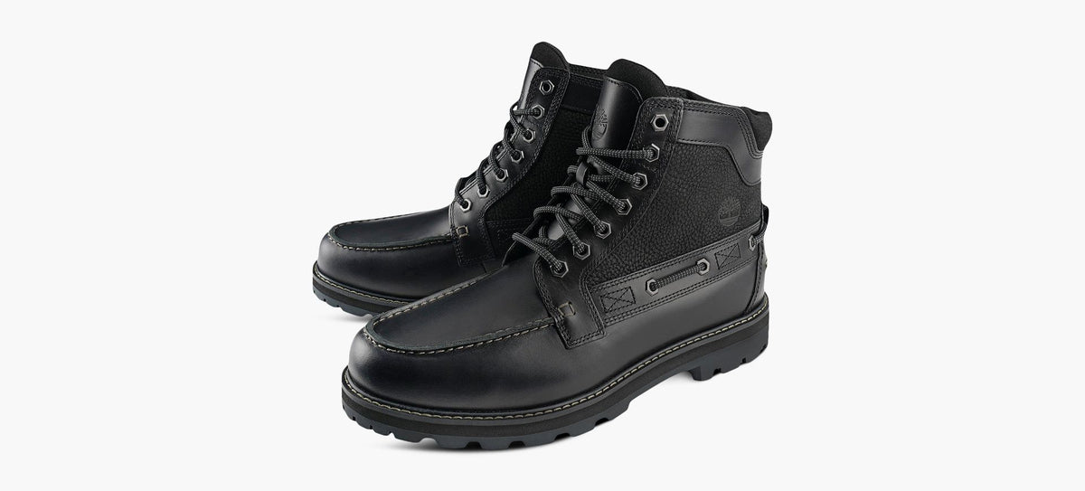 TIMBERLAND BrittonRoadMocToeBoot in BLACK view 4