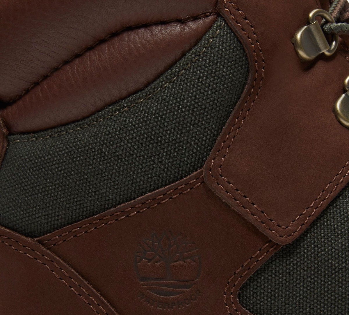 TIMBERLAND 6INCHReEngineeredWaterproofMidFieldBoot in BROWN view 1b