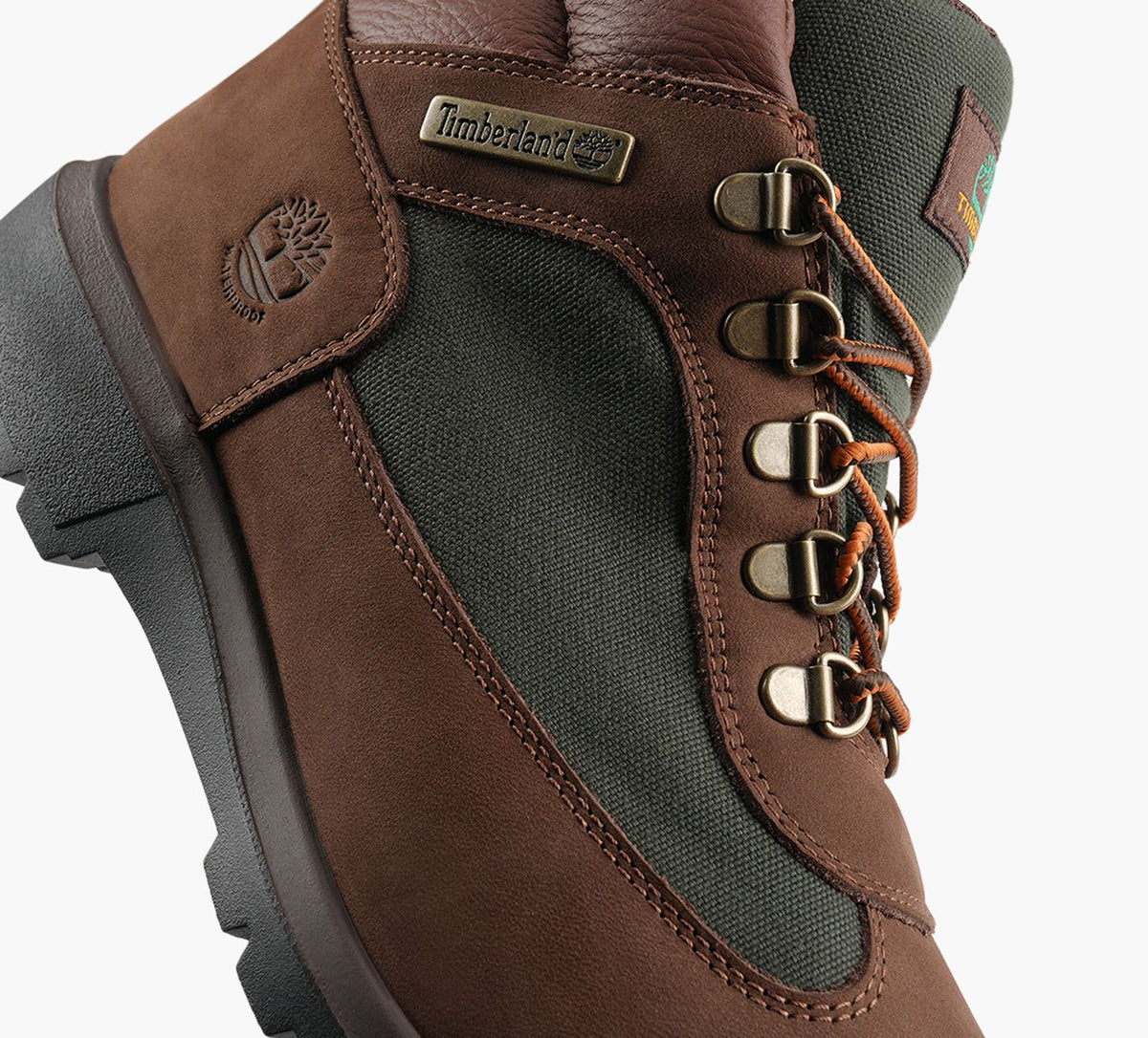 TIMBERLAND ReEngineeredWaterproofMidFieldBoot in BROWN view 1b
