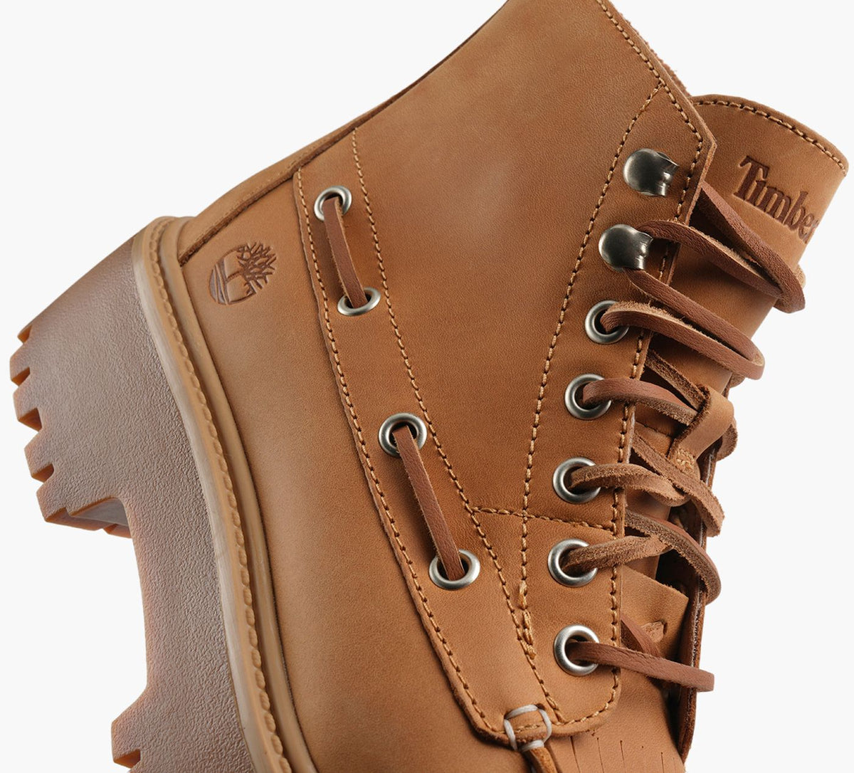 TIMBERLAND STONESTREETPLATFORM7EYEKILTIEBOOT in TAN view 1b