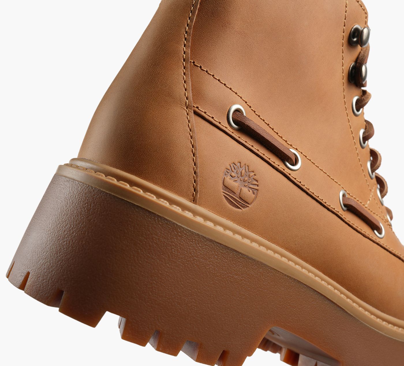 TIMBERLAND BOTTEPLATEFORMESTONESTREETKILTIE en TAN vue 7