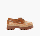 TIMBERLAND STONESTREETPLATFORMDEERPRINTBOATSHOE in TAN