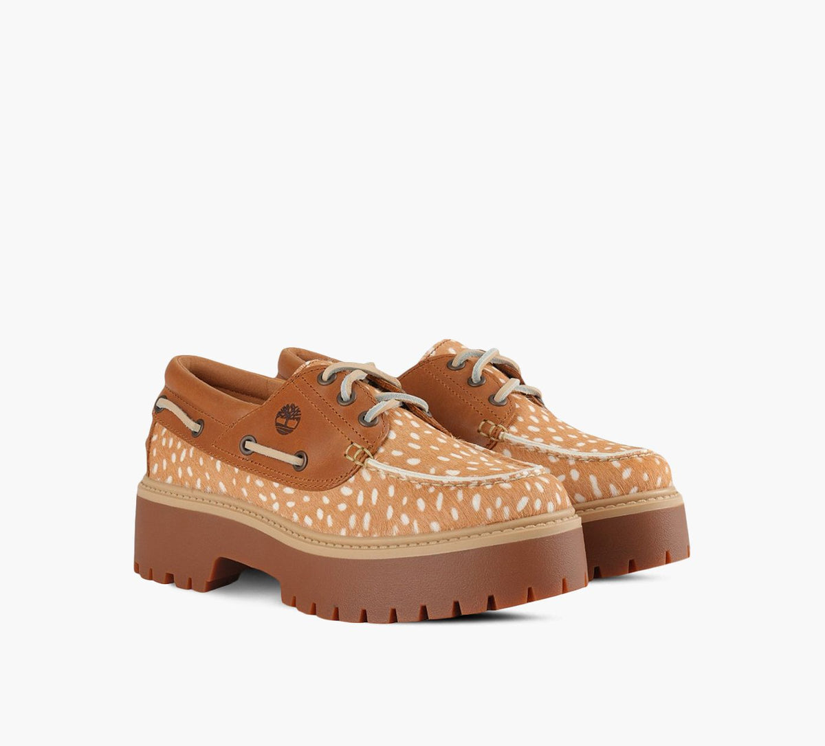 TIMBERLAND CHAUSSUREBATEAUSTONESTREETIMPRIMCERF en TAN vue 2