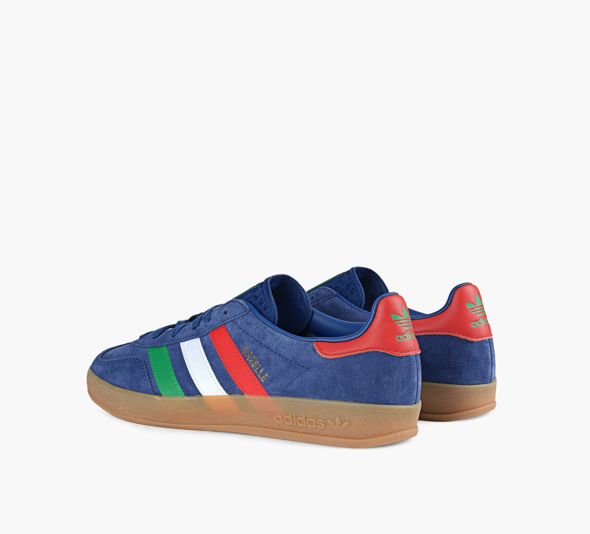 ADIDAS ITALIEGAZELLEINDOOR en BLEU vue 3