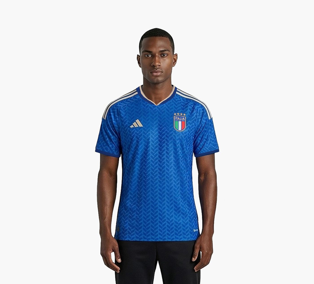 ADIDAS MAILLOTDOMICILEITALIE26 en BLEU vue 2