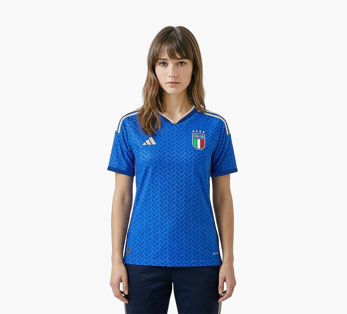ADIDAS MAILLOTDOMICILEITALIE26 en BLEU vue 3
