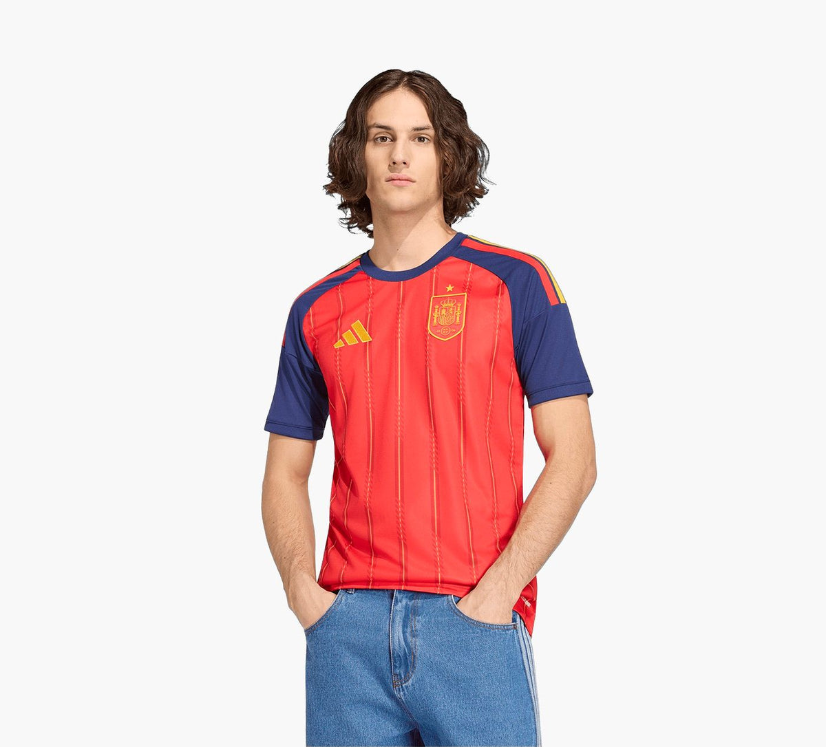 ADIDAS MAILLOTDOMICILEESPAGNE26 en ROUGE vue 3