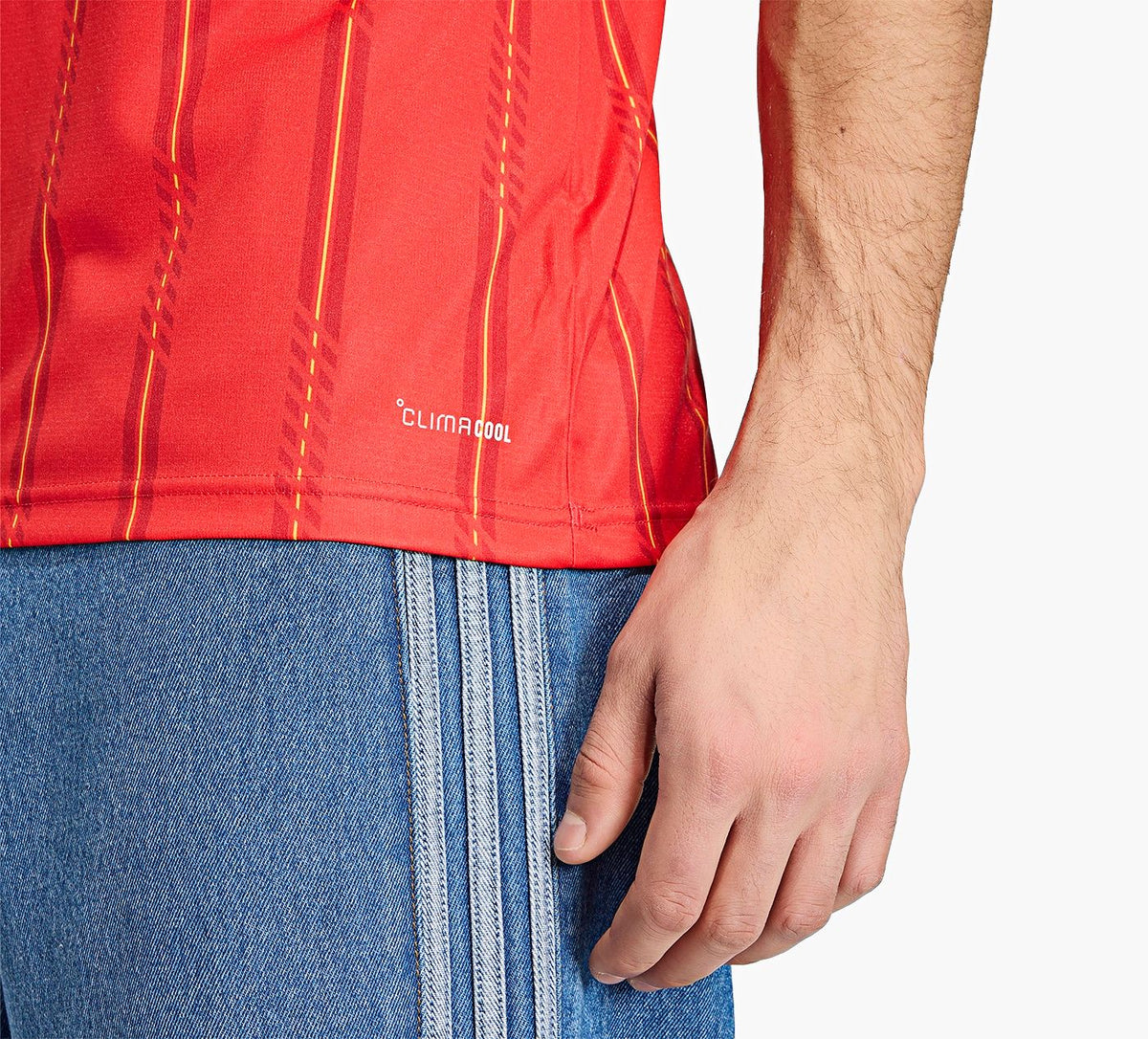 ADIDAS MAILLOTDOMICILEESPAGNE26 en ROUGE vue 8