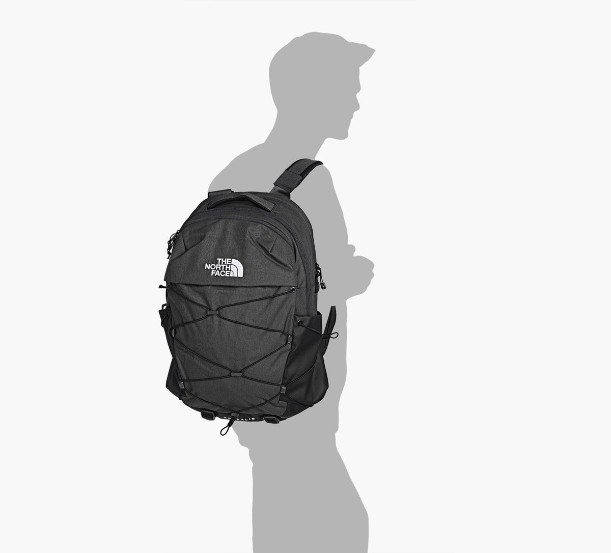 THE NORTH FACE SACDOSBOREALIS en GRIS vue 4