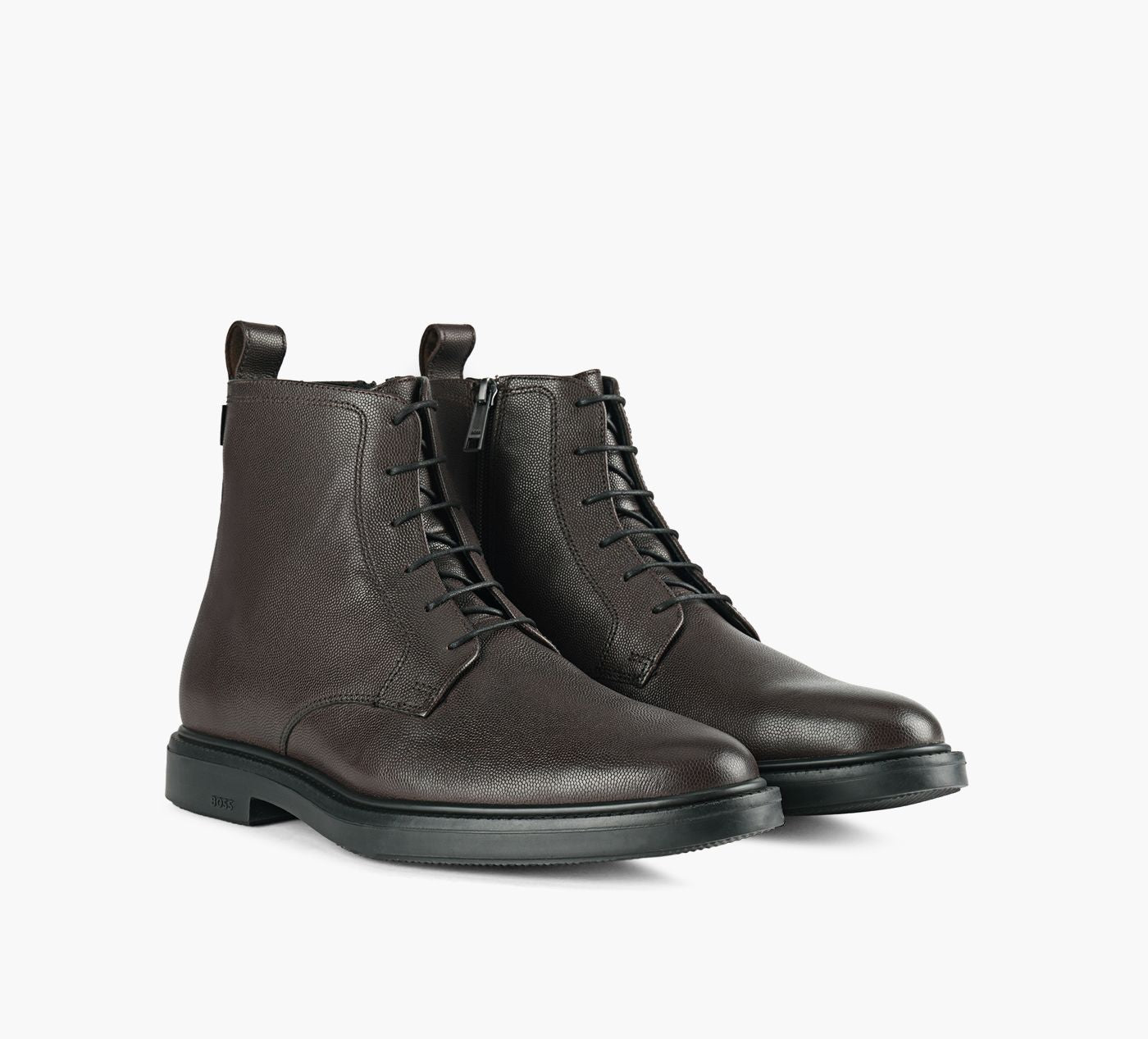BOSS LARRYHALFBOOTGTX in BROWN view 2