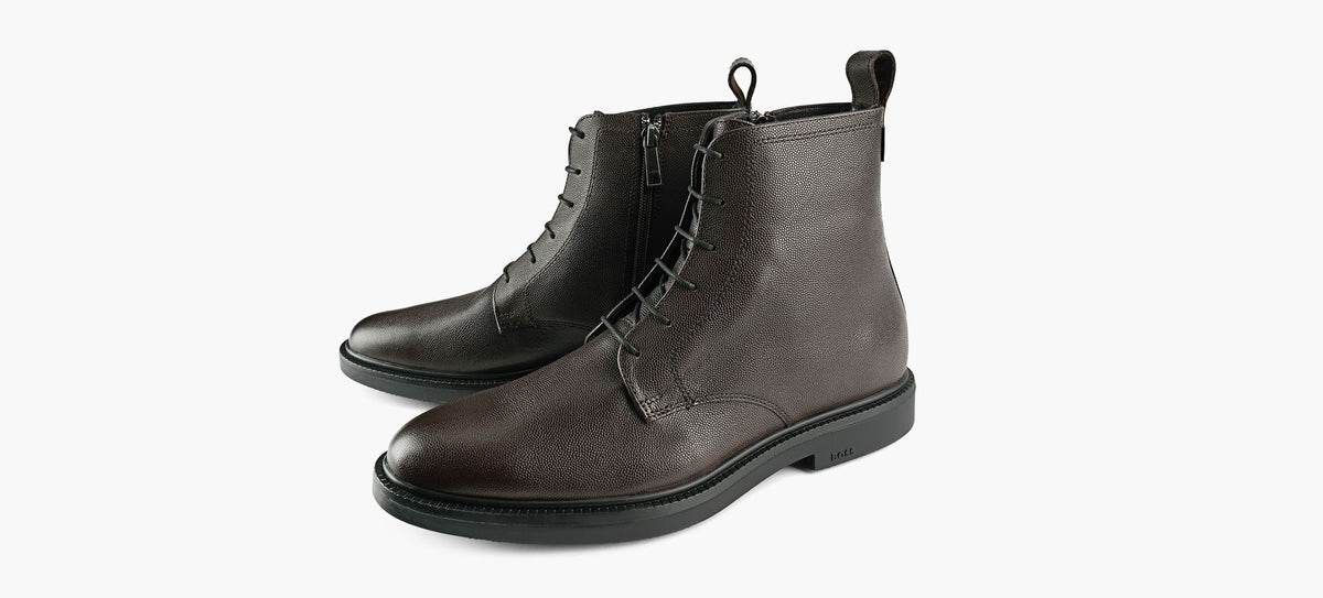BOSS LARRYHALFBOOTGTX in BROWN view 4