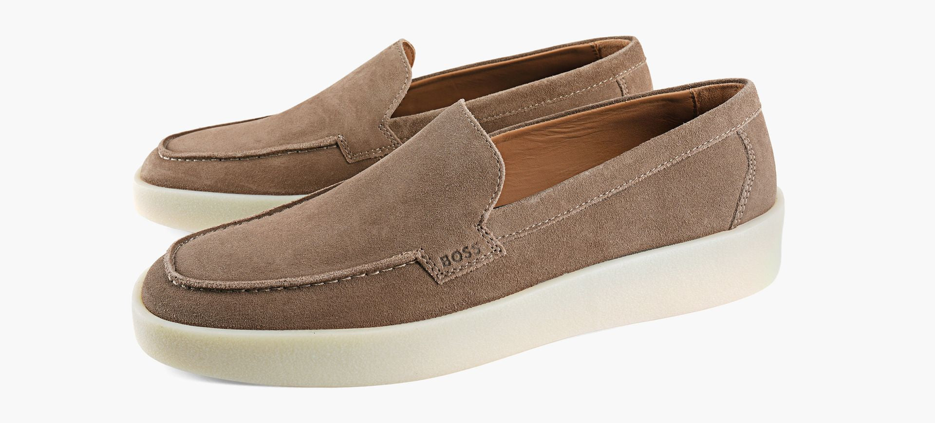 BOSS CLAYLOAFER in BEIGE view 4