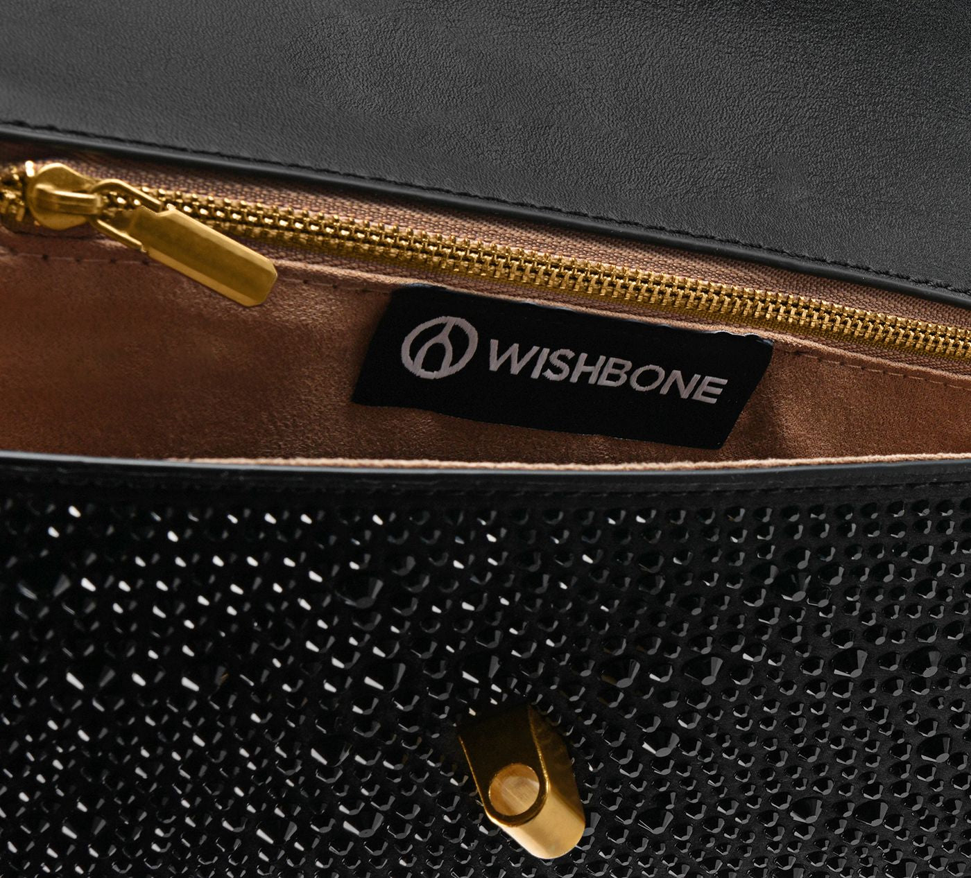 WISHBONE FREYA in BLACK view 1c