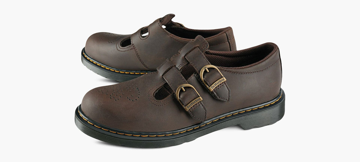 DR. MARTENS MARYJANE8065SOFTY en BRUN vue 4