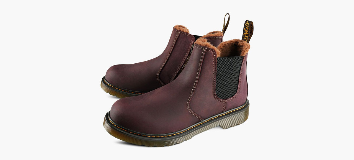 DR. MARTENS 2976LEONORE in BURGUNDY view 4