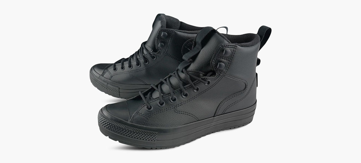 CONVERSE BOTTERANDONNECHUCKTAYLORALLSTARRSISTANTESLEAU en NOIR vue 4