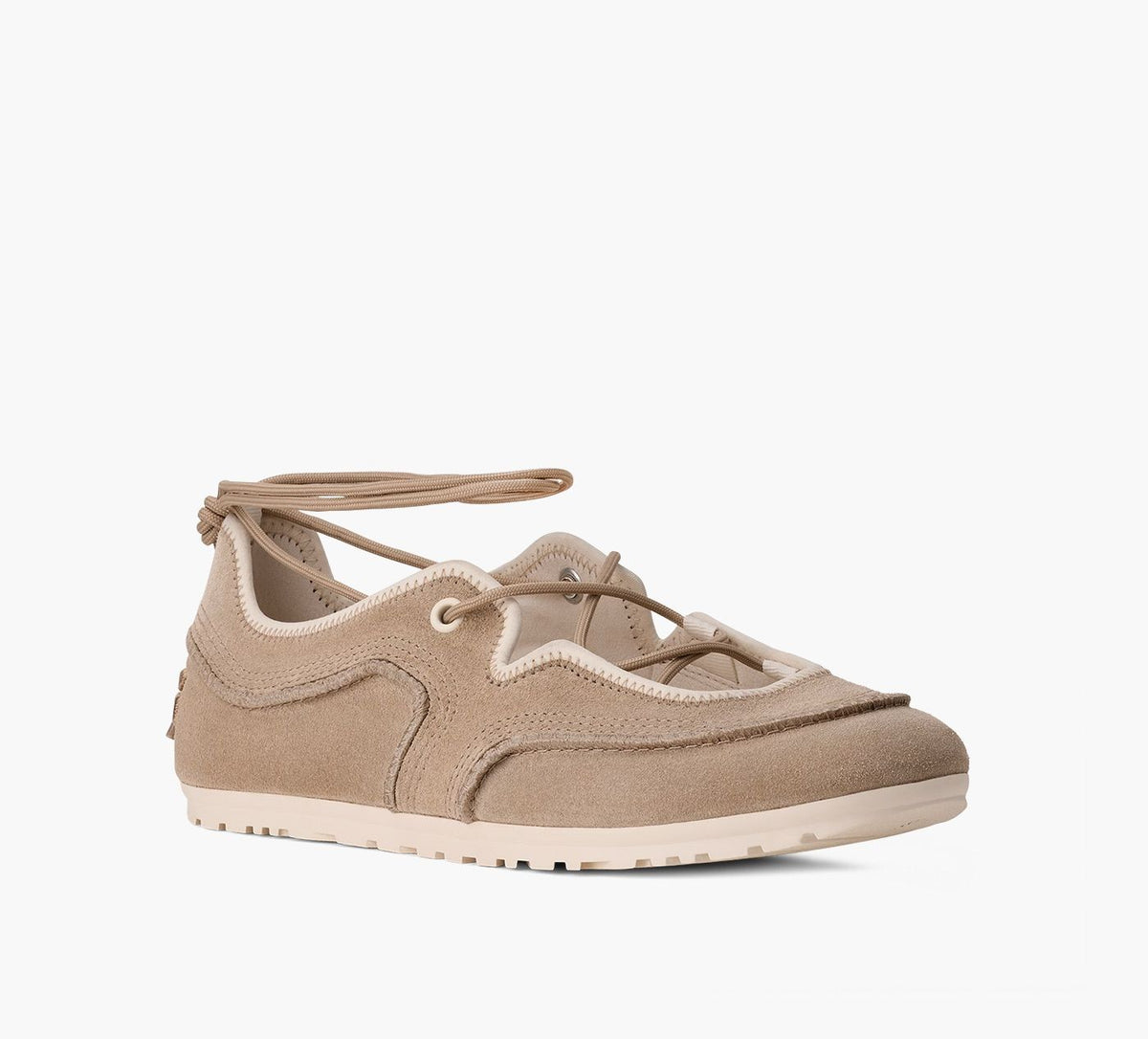 UGG QUILLBALLETSNEAKER in BEIGE view 2