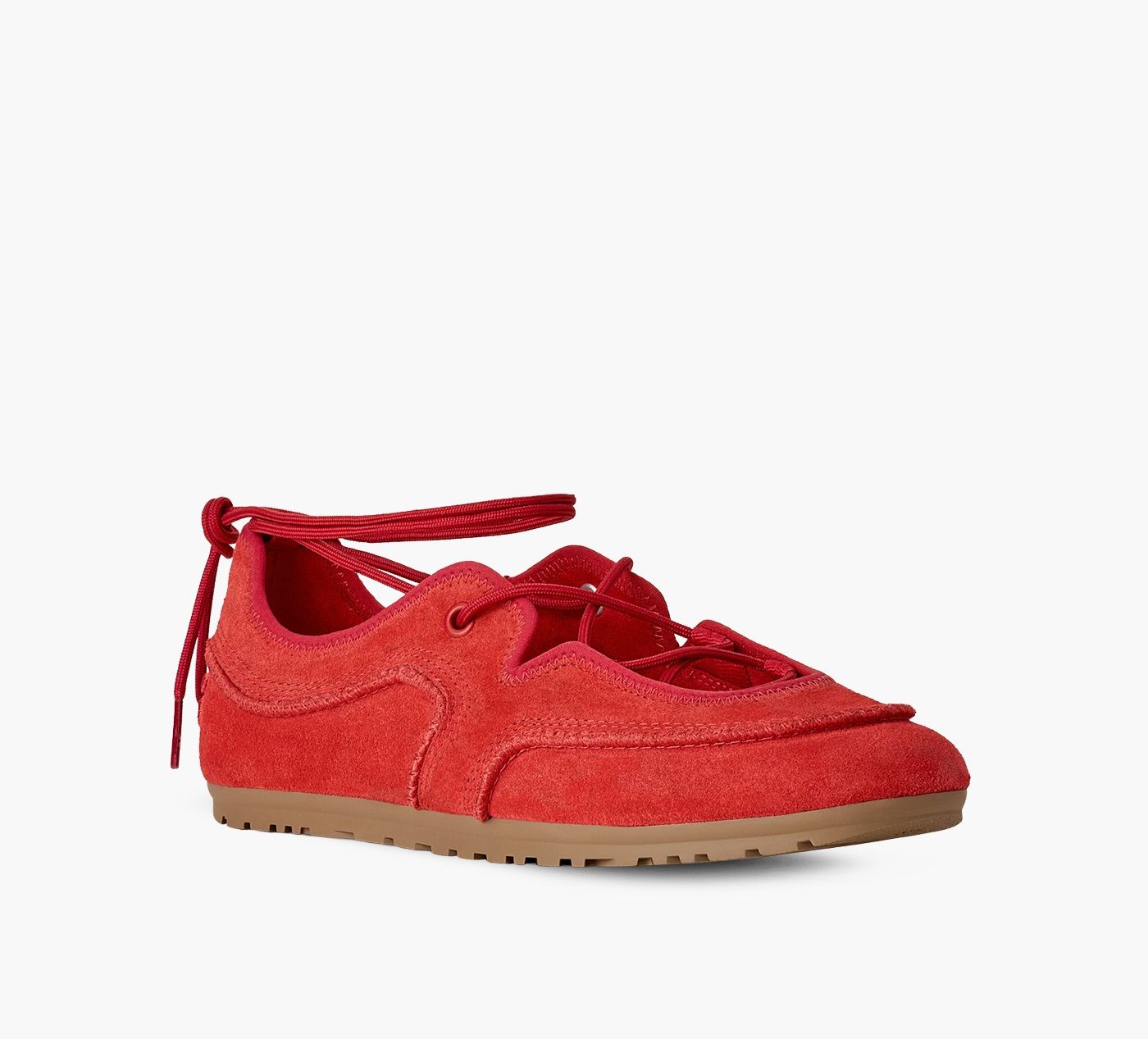 UGG QUILLBALLETSNEAKER in RED view 2