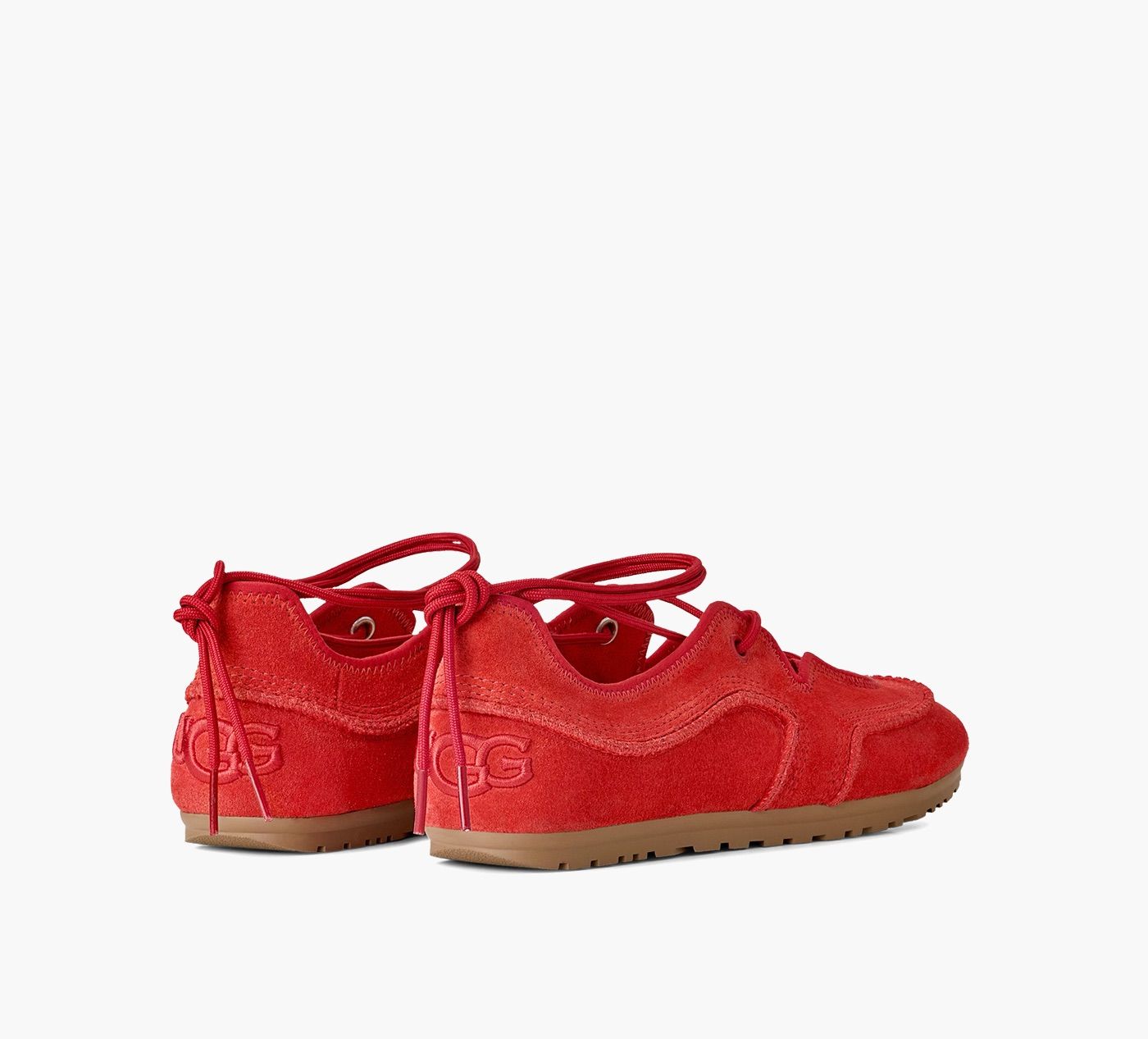 UGG QUILLBALLETSNEAKER in RED view 3